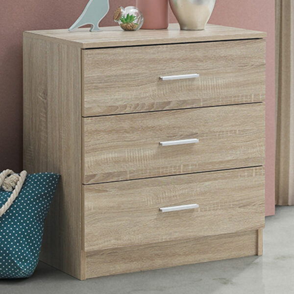 Shevington 3 Piece Bedroom Set | Sonoma Oak | Self Assembly