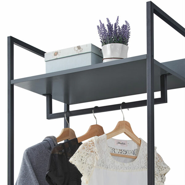 Mersey 4 Piece Bedroom Furniture Set | Dark Grey | Self Assembly