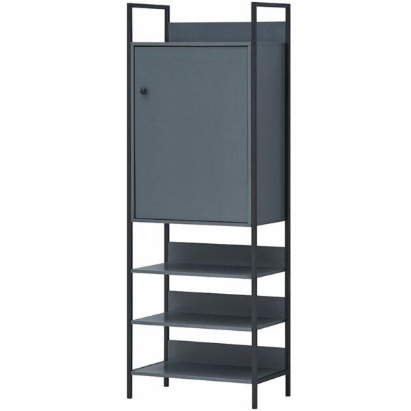 Mersey 4 Piece Bedroom Furniture Set | Dark Grey | Self Assembly