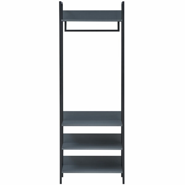 Mersey 4 Piece Bedroom Furniture Set | Dark Grey | Self Assembly