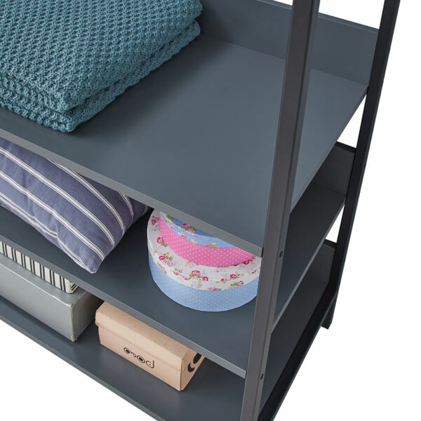 Mersey 4 Piece Bedroom Furniture Set | Dark Grey | Self Assembly