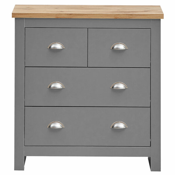 Leigh Grey 3 Piece Bedroom Furniture Set | Grey | Self Assembly