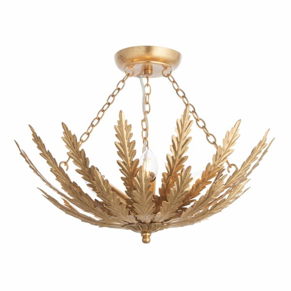 Delphine Ceiling Light | Gold