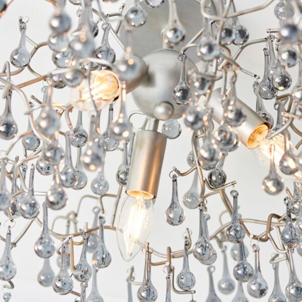 Florence Ceiling Light | Silver