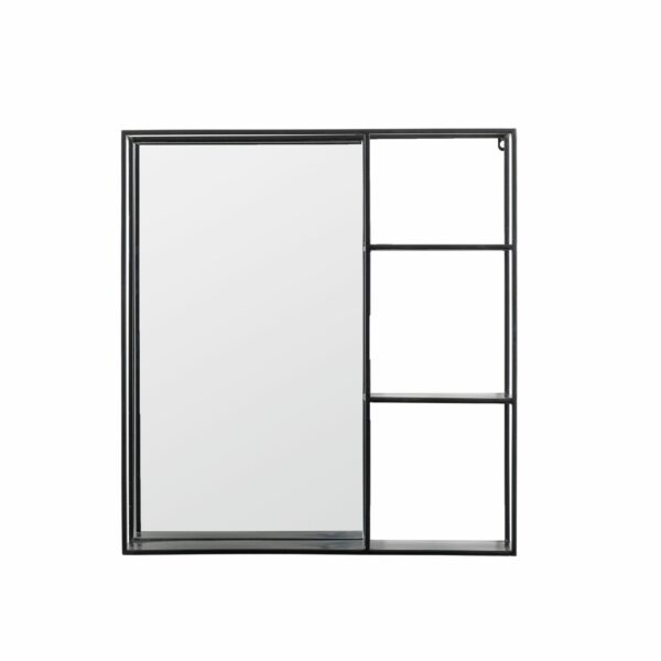 Bassan Mirror Shelf | Black