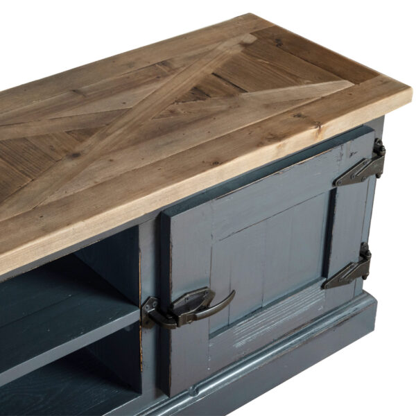 Aberdeen Blue Large TV Unit