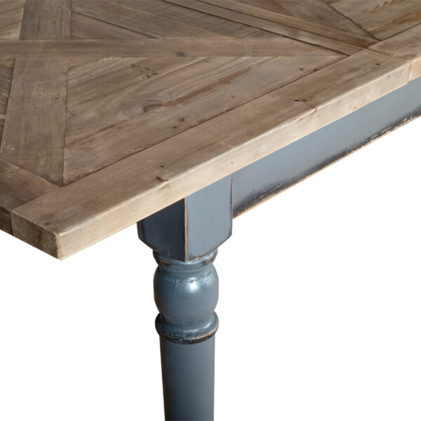 Aberdeen Blue Dining Table With Extension