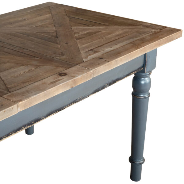Aberdeen Blue Dining Table With Extension