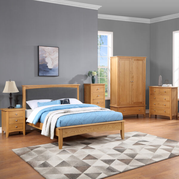 Tiree Oak Double Bed