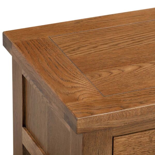 Wynyard Rustic Triple Wardrobe With 3 Drawers