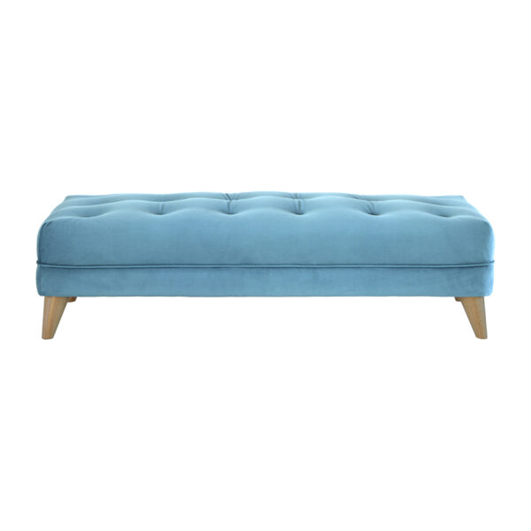 Gatlin Footstool | Light Blue