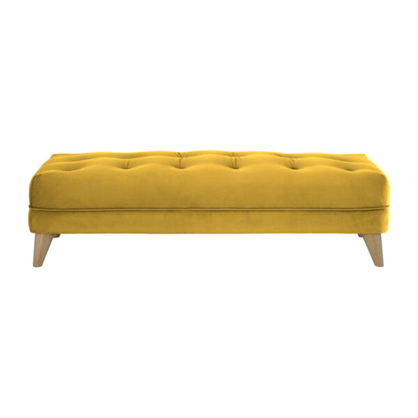 Gatlin Footstool | Ochre