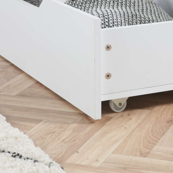 Alfie King Storage Bed | White