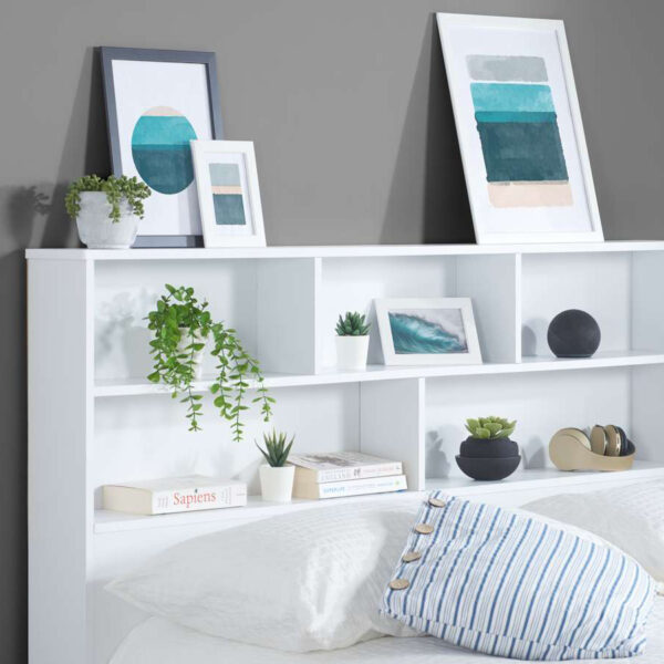 Alfie King Storage Bed | White
