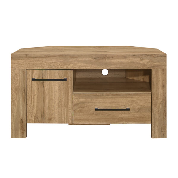 Bronx Corner TV Unit | Oak