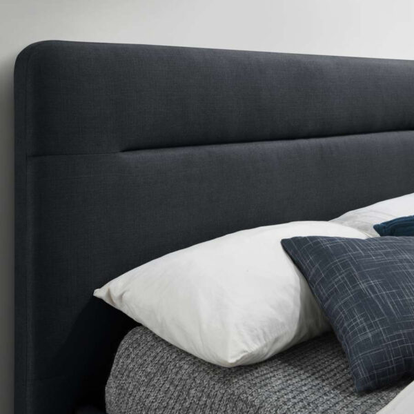 Finn King Bed | Charcoal Grey