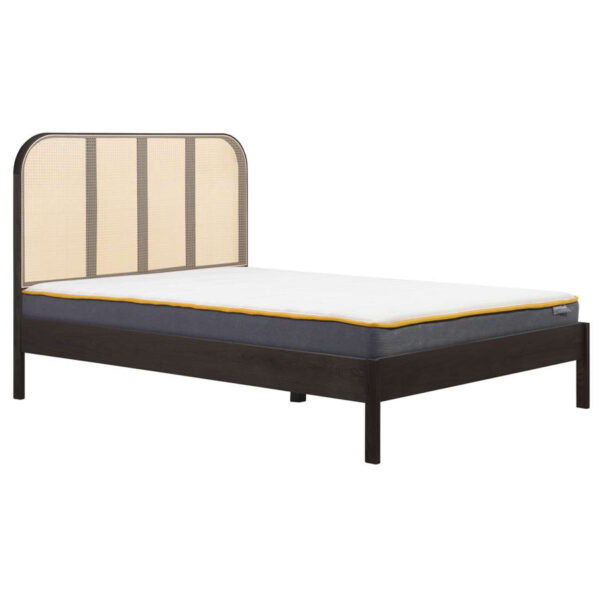 Margot King Rattan Bed | Black