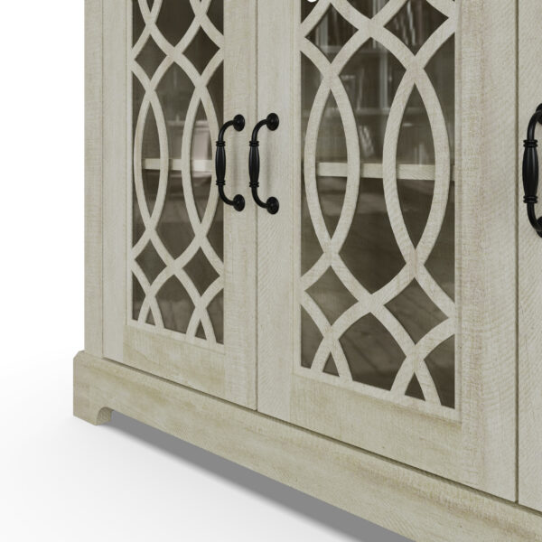 Eden 3 Door Sideboard | Dusty Grey Oak | Self Assembly