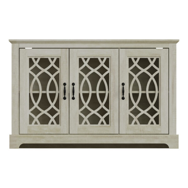 Eden 3 Door Sideboard | Dusty Grey Oak | Self Assembly