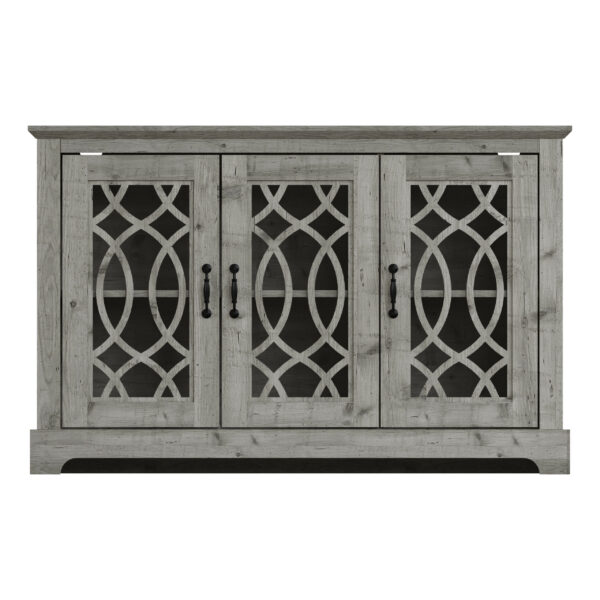Eden 3 Door Sideboard | Mexican Grey | Self Assembly | Clearance