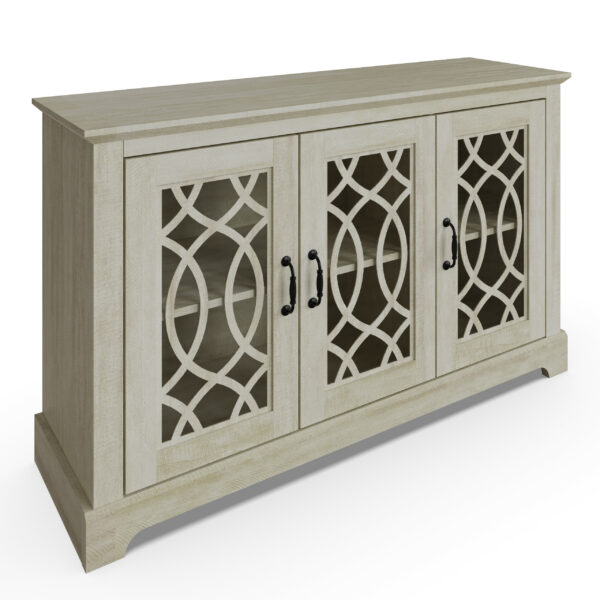 Eden 3 Door Sideboard | Dusty Grey Oak | Self Assembly
