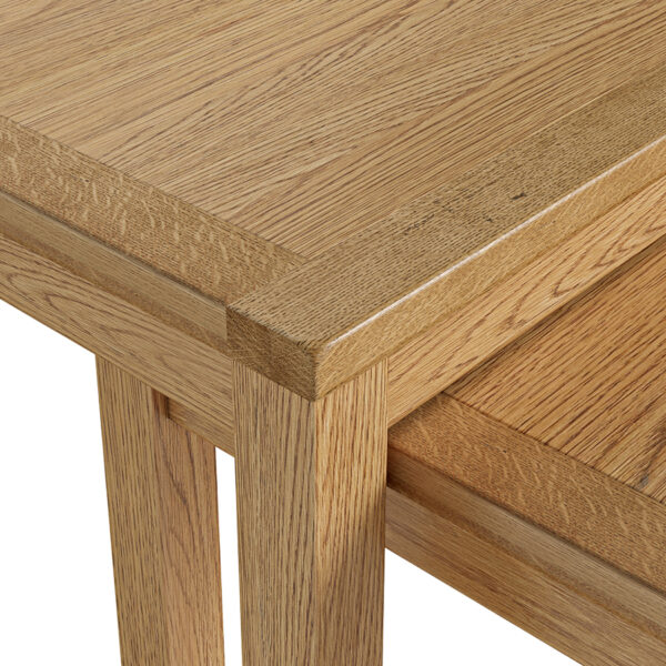 Ancroft Waxed Oak Nest of 2 Tables