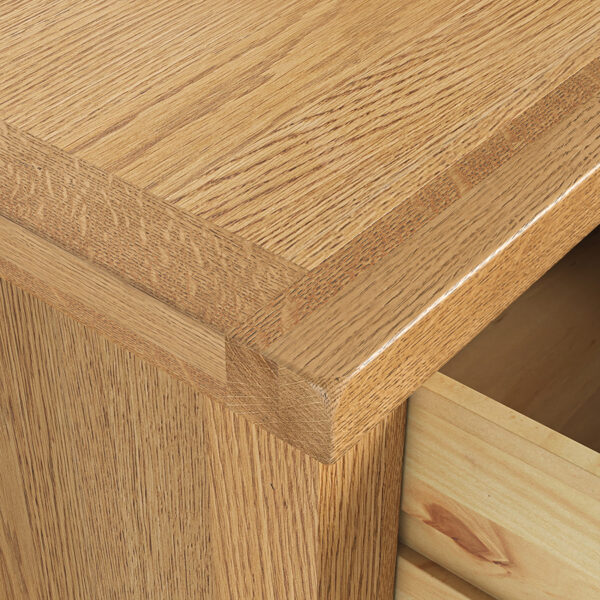 Bywell Waxed Oak Mini Sideboard | Fully Assembled