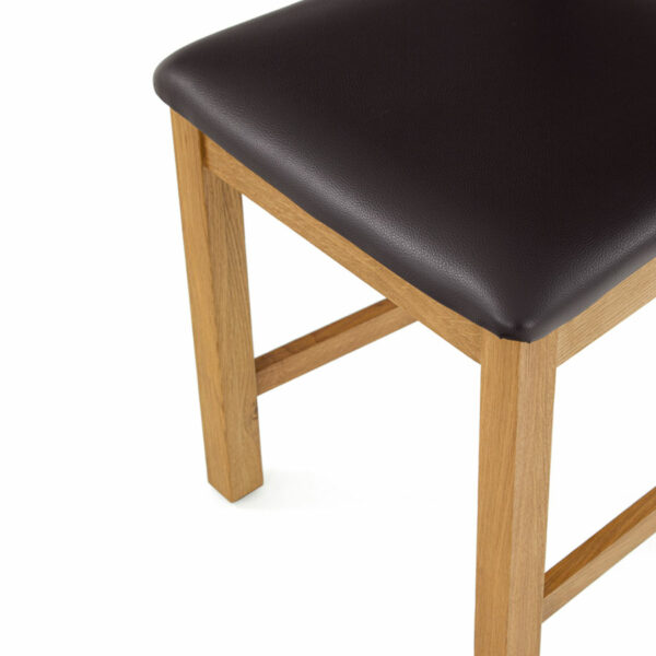 Bywell Waxed Oak Ladder Back Dining Chair | Fully Assembled