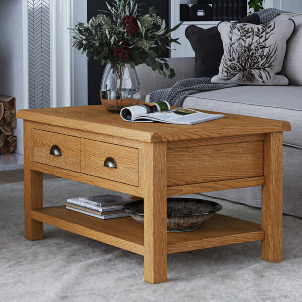 Ancroft Waxed Oak Coffee Table
