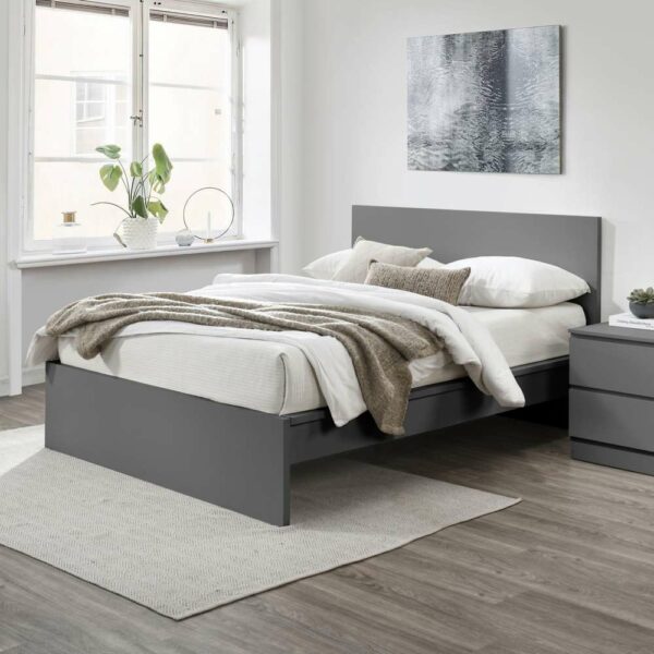 Hoxton King Bed Grey