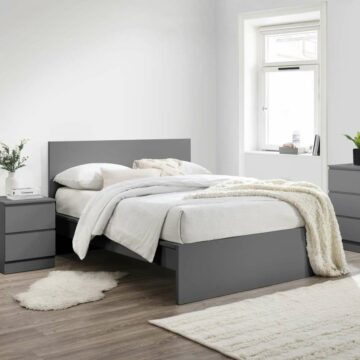 Hoxton King Bed Grey