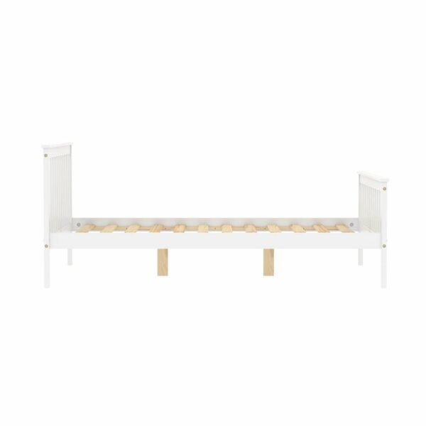 Oxford Double Bed White | Assembly Required
