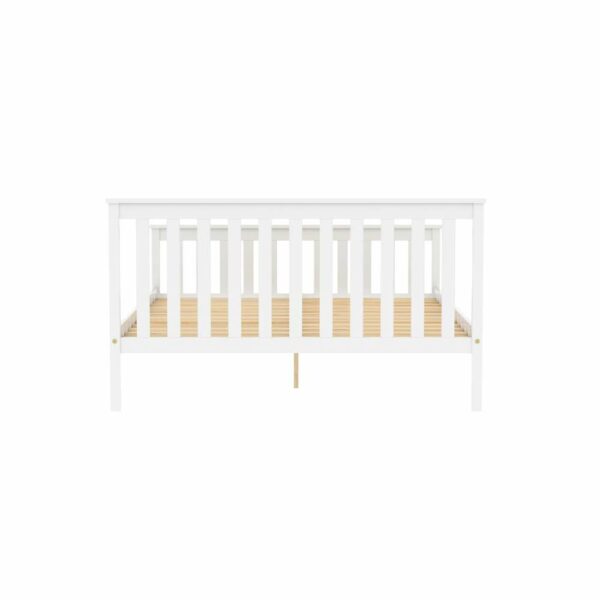 Oxford Double Bed White | Assembly Required