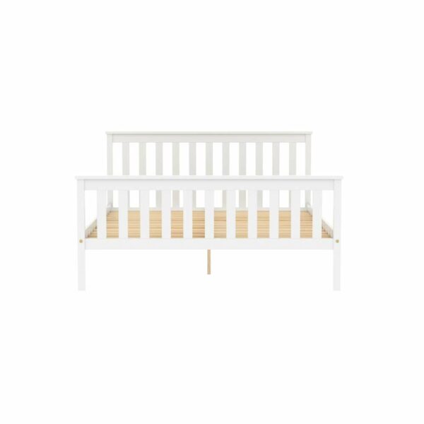Oxford Small Double Bed White | Assembly Required