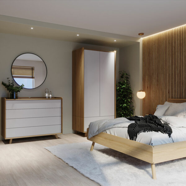 Woodside Oak Super King Bed | Assembly Required