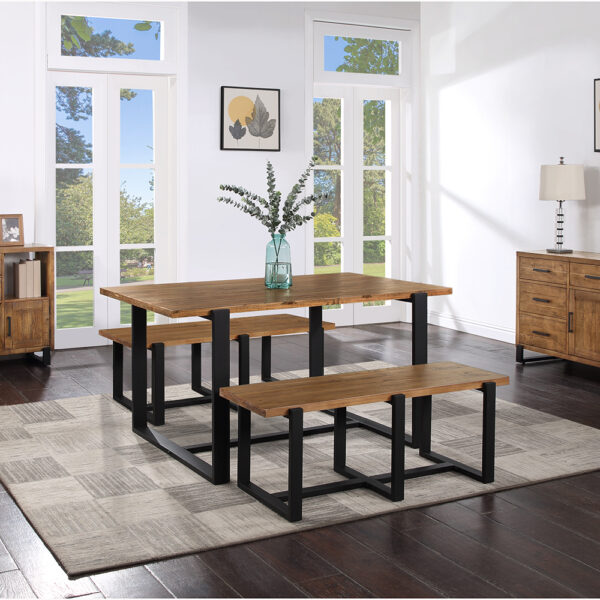 Barnsbury Rustic 1.5 Dining Table | Self Assembly