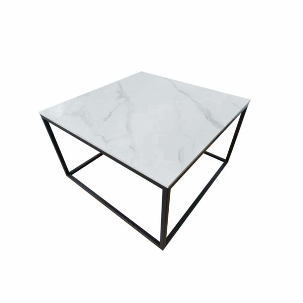White Hera Square Coffee Table | Fully Assembled