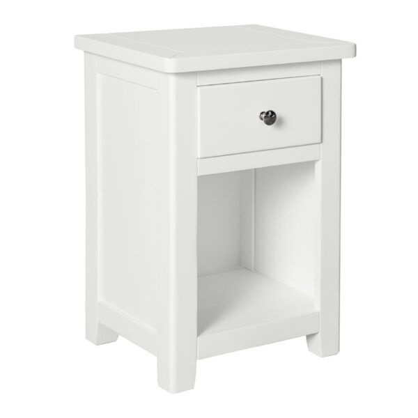 Geneva Painted Nightstand - White | Bedside Table | Fully Assembled