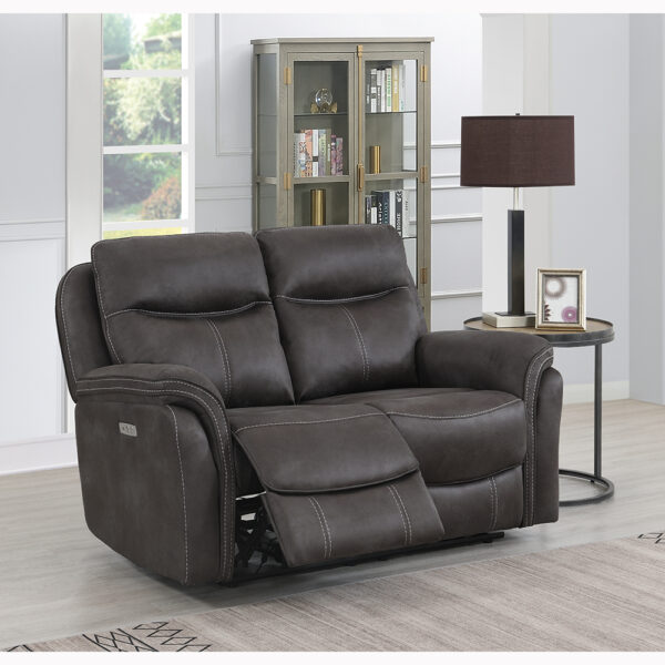 Oakley 2 Seater Electric Recliner Grey Sofa