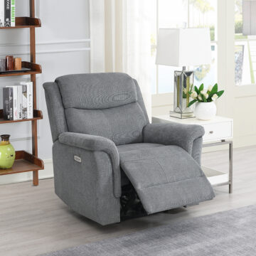 Wexford Electric Recliner Grey Armchair