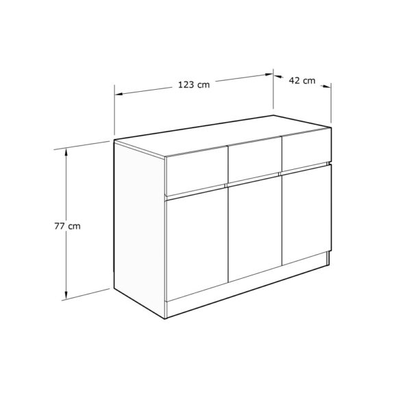 Catalina Large Sideboard | Self Assembly