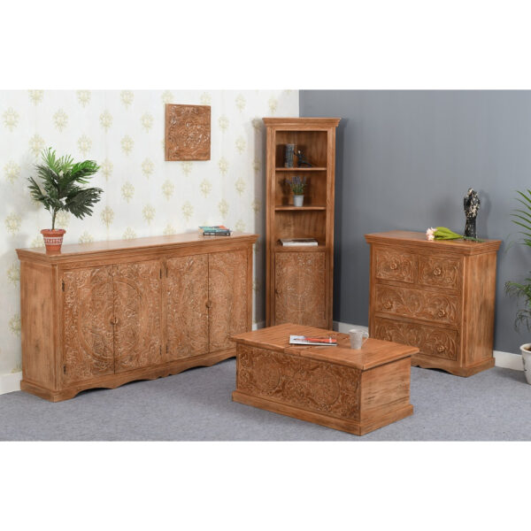Russell Mango Wood Sideboard With 2 Doors |