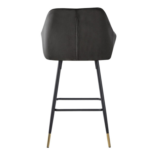 Stockwell Bar Stool - GUN METAL GREY (Pack of Two) | Assembly Required