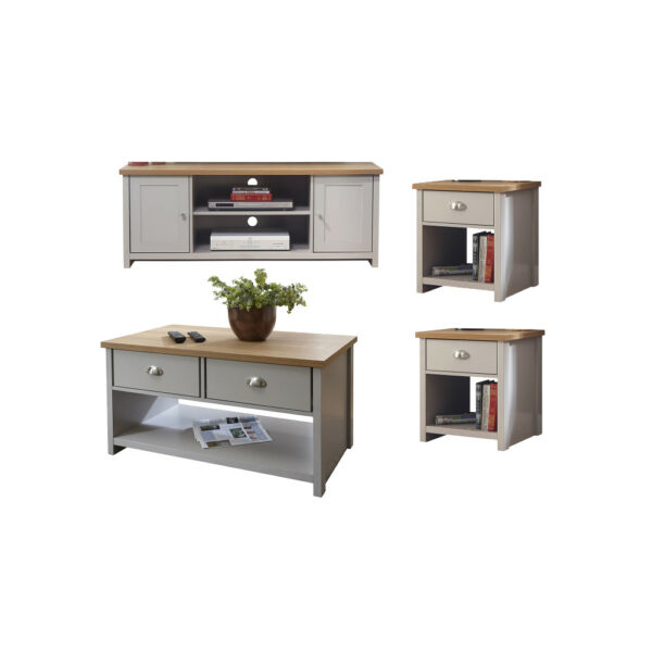 Fife Grey  4 Piece Furniture Set