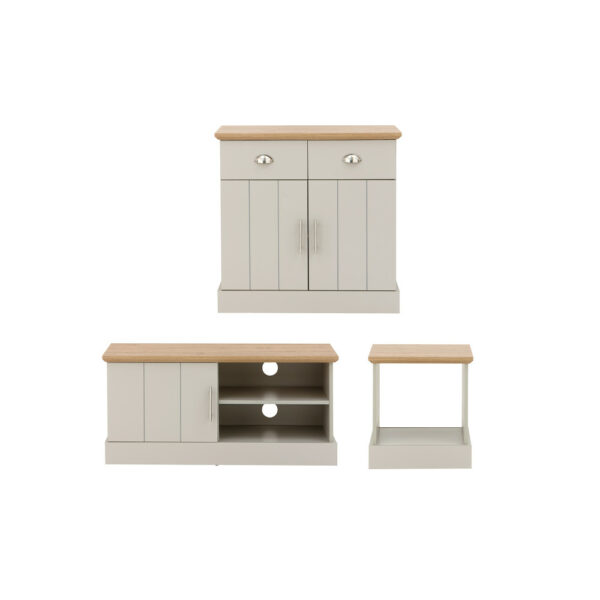 Oban Slate Blue & Grey 3 Piece Downstairs Set