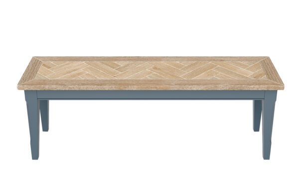 Blue Stockwell Dining Bench (130) | Assembly Required