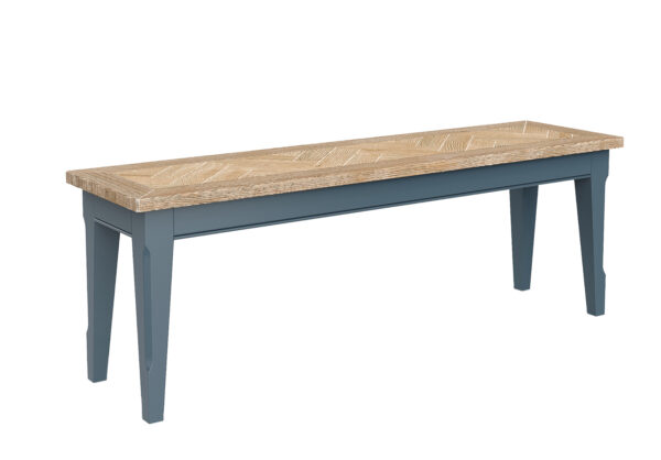 Blue Stockwell Dining Bench (130) | Assembly Required