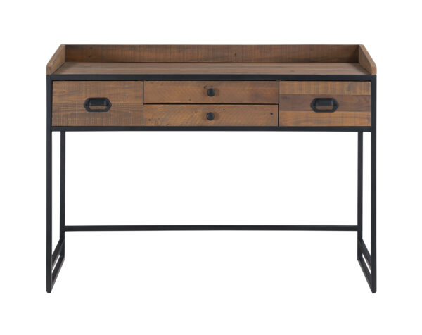 Black Victoria Rustic Desk / Dressing Table | Fully Assembled