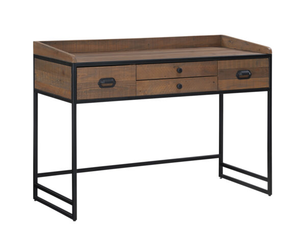 Black Victoria Rustic Desk / Dressing Table | Fully Assembled