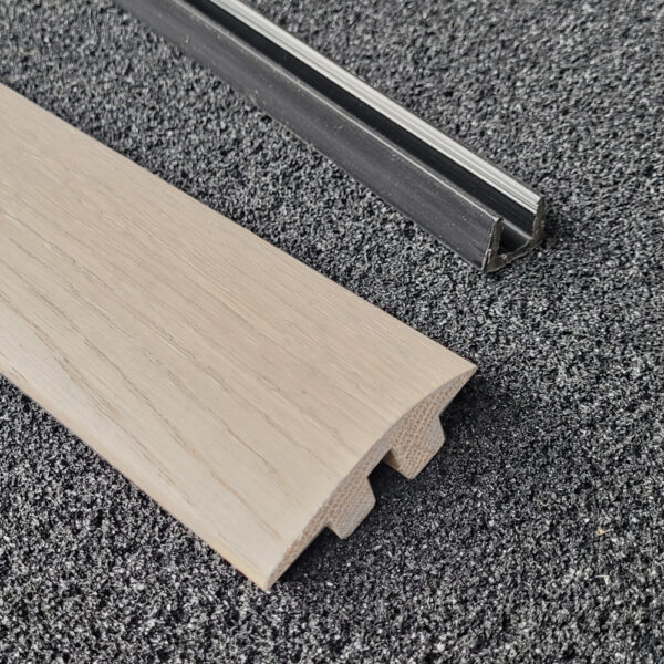 Silver Grey Colour Matched Wood Semi Ramp